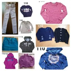 エコメルカリ限定　女の子冬服　11点　110サイズ EUブランド　まとめ売り
