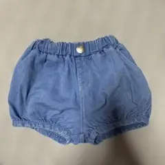 mämäraku デニムブルー ショートパンツ 90