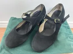 Menkes フラメンコシューズ 黒 スエード7 1/2 - メルカリ