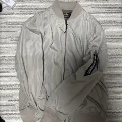 ALPHA INDUSTRIES MA-1 フライトジャケット グレー - メルカリ