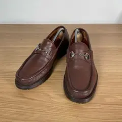 グッチ　ホースビットローファー　レザー　ブラウン　111 6030 41E