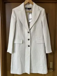 未使用　ザラ　コート　レディース　春物コート　チェスターコート　ロングコート