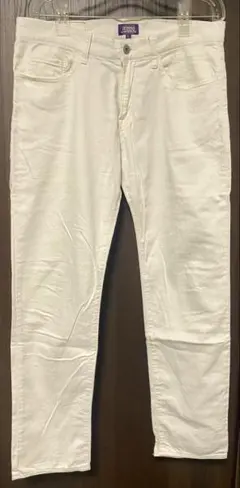 Purple&Yellow チノパン　白　Lサイズ