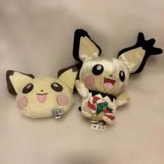 ポケモン　キラキラぬいぐるみ　ポーチ　ピチューぬいぐるみ
