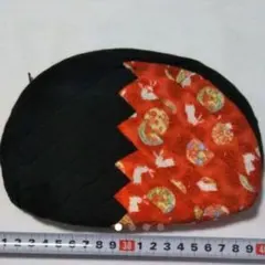 ウサギさんの和柄可愛いおしゃれポーチ!縦14横19cm!新品です!いかがですか?