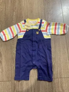 【タグ付き・美品】ミキハウス　ホットビスケッツ　カバーオール　70cm