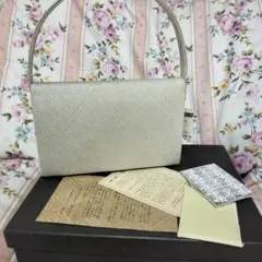 岡慶 華陽 組紐 和装バッグ　金銀箔　金銀糸