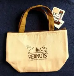 SNOOPY 保冷＆保温バッグ スヌーピートートバッグ (アルミタイプ)