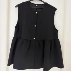 新品未使用⭐︎coca ジレ　Lサイズ　ブラック