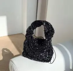 スパンコールキラキラミニバッグ