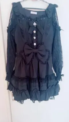 LIZLISA ティアラリボンティアードワンピース リズリサ