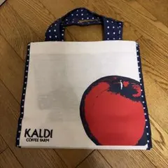【未使用】KALDI COFFEE FARM りんごバッグのサムネイル