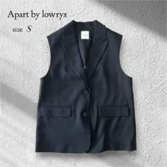 ★Apart by lowrys テーラードジレ ベスト ブラック Sサイズのサムネイル