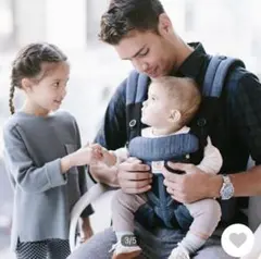 超美品　エルゴベビー　OMNI360 クールエア　インディゴウェーブ　抱っこ紐