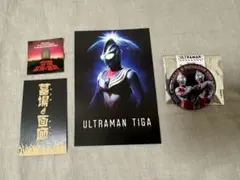 ウルトラマンティガ 墓場の画廊 缶バッジ パワータイプティガ 5個