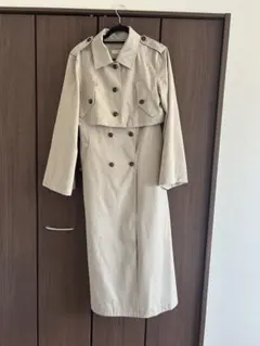 【美品】PAGEBOY トレンチコート ベージュ 【2way仕様】のサムネイル