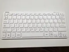 BUFFALO Bluetooth 無線 ホワイトキーボード