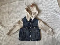 baby GAPユニコーンフード付きデニムジャケット 12-18ヶ月