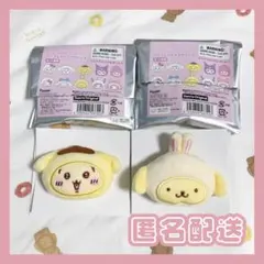 ちいかわ×サンリオ シークレットヘアクリップ 2点セット うさぎ ポムポムプリン