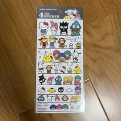 【新品】サンリオキャラクター ステッカー　カミオジャパン　4サイズステッカー