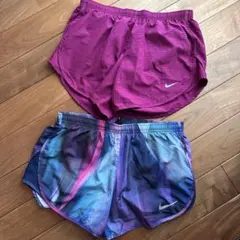 ⭐︎Nike ⭐︎DRI-FIT パープル ランニングショーツ XS 2枚セット⭐︎