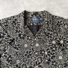極美品90s ポロ ラルフローレン オープンカラー 開襟 シャツ clayton