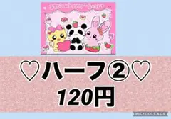 ♡ハーフ②♡120円 転写シール 防水シール カプラ ペンラ