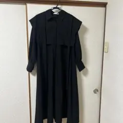 MIELIINVARIANT黒 シャツワンピース 長袖のサムネイル