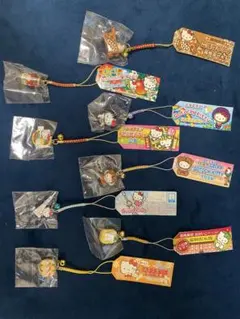 ご当地ハローキティ 根付けストラップセット 8個