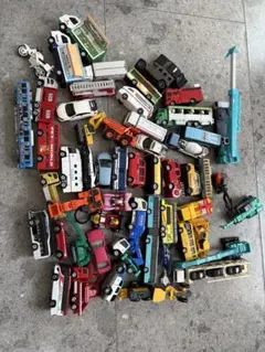 ミニカーセット 約50台 多色 ゴムバンド付き