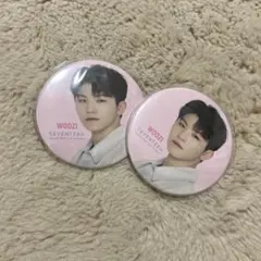 SEVENTEEN Woozi 缶バッジ 2個セット