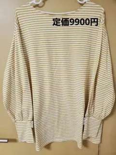 ⭐未使用品⭐パールボタン付きバルーンスリーブトップス⭐Mのサムネイル