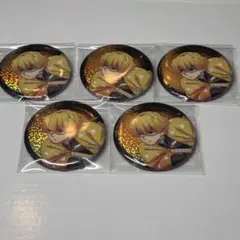 鬼滅の刃 無限城編 グリッター缶バッジ 我妻善逸