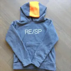 RE/SP フード付きトレーナー グレー