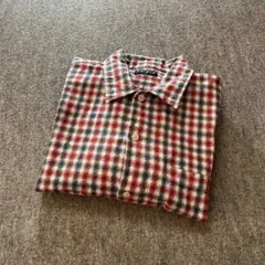 90s OLD UNIQLO Check Seersucker Shirt
