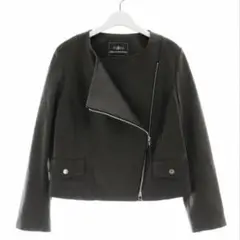 美品✨2023AW グレースコンチネンタル ラムライダースジャケット黒36