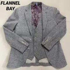 FLANNEL BAY Napoli ニットジャケット　ベスト　サイズ48