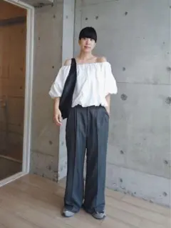 定価7700円　新品未開封　 y/m by RIKA ツイルタックパンツ