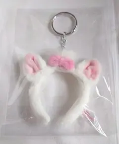 ディズニーリゾート おしゃれキャット マリー カチューシャ キーチェーン