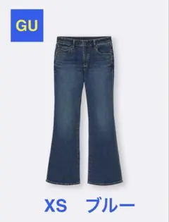 ◎オンライン限定サイズ◎GUスリムフレアジーンズ+EC丈標準74cm XSブルー