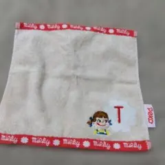 不二家 ペコちゃん ミニタオル ハンカチ T
