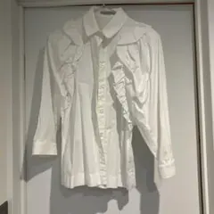 お値下げしました）Simone Rocha フリル付きホワイトシャツ　uk6