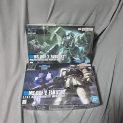 HG ガンプラ 2点セット ザクII F2型 連邦軍仕様 ジオン軍仕様 - メルカリ