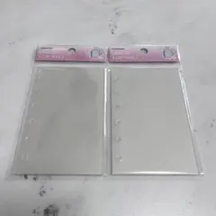MERING メリング A7 透明シール台紙 ハードタイプ 2セット