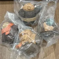 たかはたまさお 木彫り風 FIGURE COLLECTION 4点セット