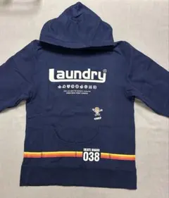 美品 laundry ランドリーボーイ スケボー ネイビー パーカー Mサイズのサムネイル