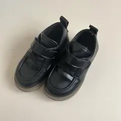 子供用 ベビー フォーマルシューズ ローファー ブラック
