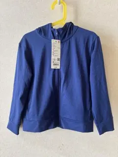 UNIQLO KIDS エアリズム フルジップパーカー 120 ブルー