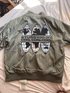 CDG STUSSY 40周年 MA-1 ブルゾン ボンバージャケット XL