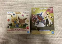 ポケモン ピカチュウ＆イーブイ シロナ＆メガガブリアス フィギュア 2